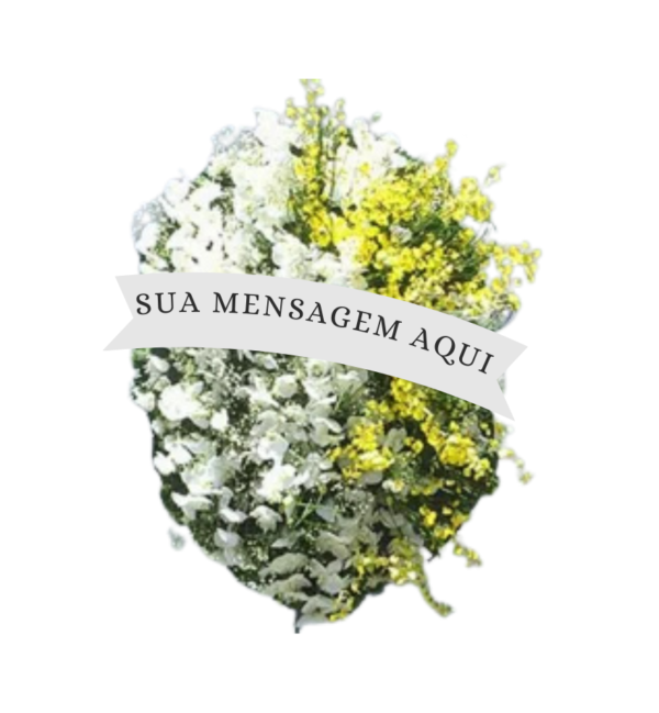 Coroa de Flores de Orquídeas